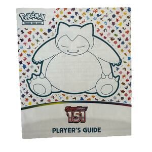 Pokémon Scarlet & Violet 151 Player’s Guide Snorlax Cover ETB Booklet TCG Guide